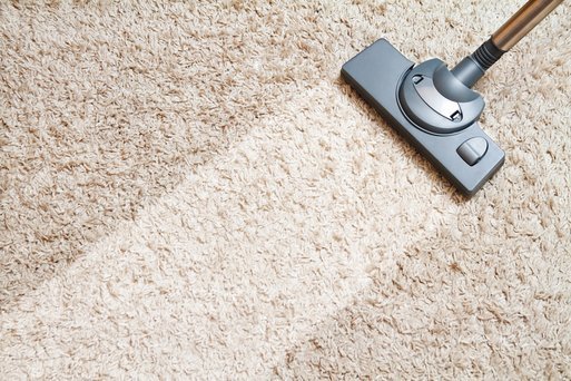 Vacuum path on carpet