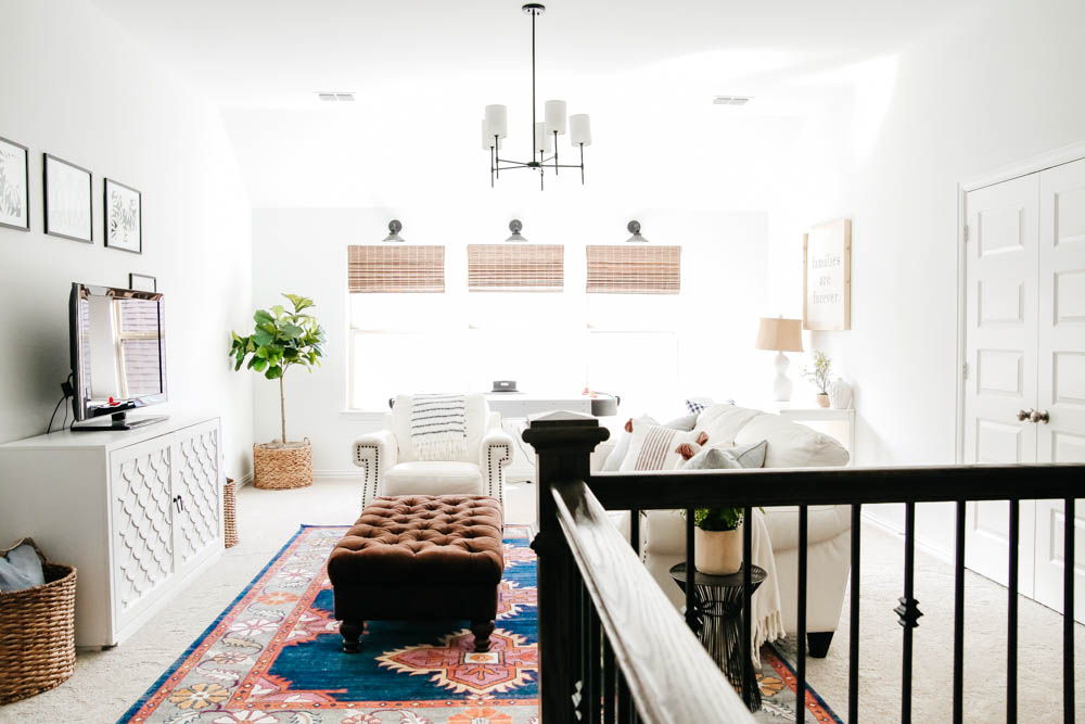 Game Room with Carpet